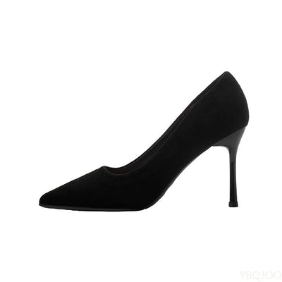 New Fashion women's shoes Sexy black high heels Sharp | SAMAG