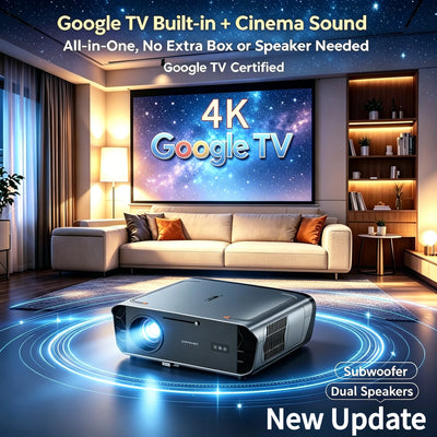 4200 ANSI 4K UHD Projector Native 1080P Android 14 Google | SAMAG