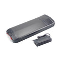 EVRYjourney  FATTIRE 500W RearRack Ebike Battery 48V 10.4Ah 12Ah 14Ah with Taillight Charger & Safety Lock for Electric Bike