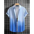Men's Shirt Gradient Design Graphic 3D Print Summer | SAMAG