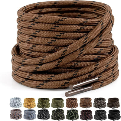 2 Pairs Work Boots Shoe Laces Diameter 4.5mm Heavy Duty | SAMAG