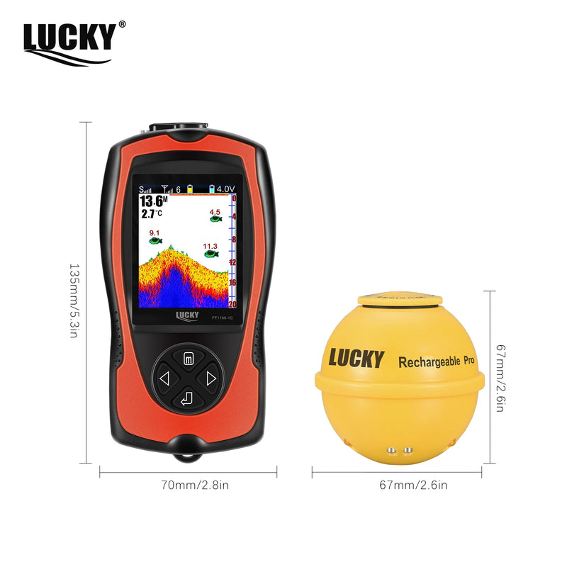 LUCKY FF1108-1CWLA Rechargeable Wireless Sonar | SAMAG
