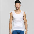 Men Compression Shirts for Men Shapewear Chest Abdomen Control Body Shaper Slimming Undershirt Workout Vest Tank Top