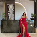 New Design Sexy One Spaghetti Strap Fishbone Pleated | SAMAG