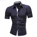 Men's casual business short-sleeved shirt | SAMAG