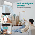 18,000 BTU Mini Split AC & Heating System, 230V Indoor & Outdoor Wall-Mounted Units with WiFi, Installation Kit, Custom