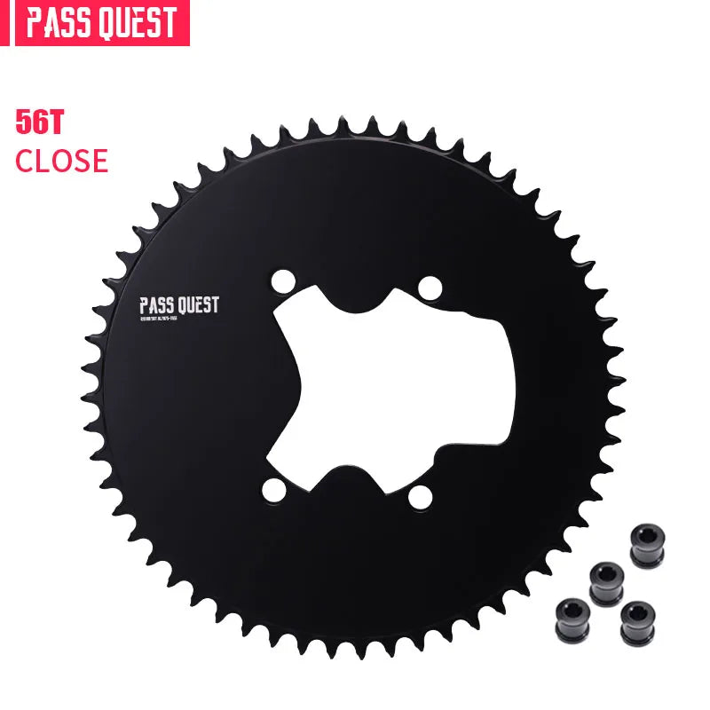 PASS QUEST 110 bcd chainring for Shimano dura ace R9100 ULTEGRA r8000 105 r7000 Narrow Wide 54T dishe single road bike plate