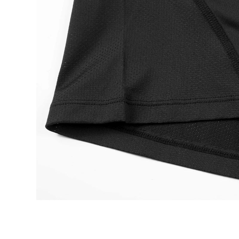 Men's High Elastic Quick Dry Slim Compression T-Shirt, Breathable Mesh Back, Body Shaping Fitness Workout Top