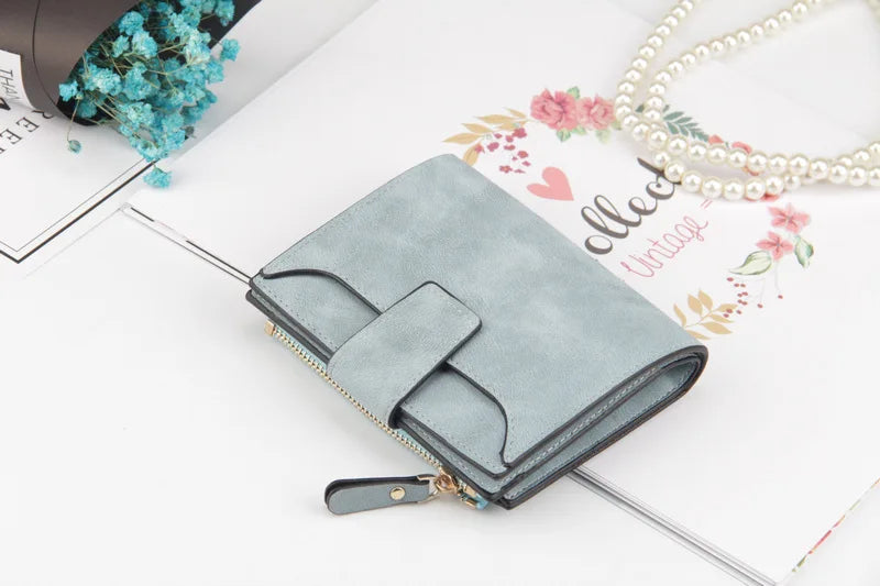 Luxur Leather Women's Wallet Large-capacity Multi-card Slots Slim Coin Pocket Purse Cards Holders Wallet for Woman