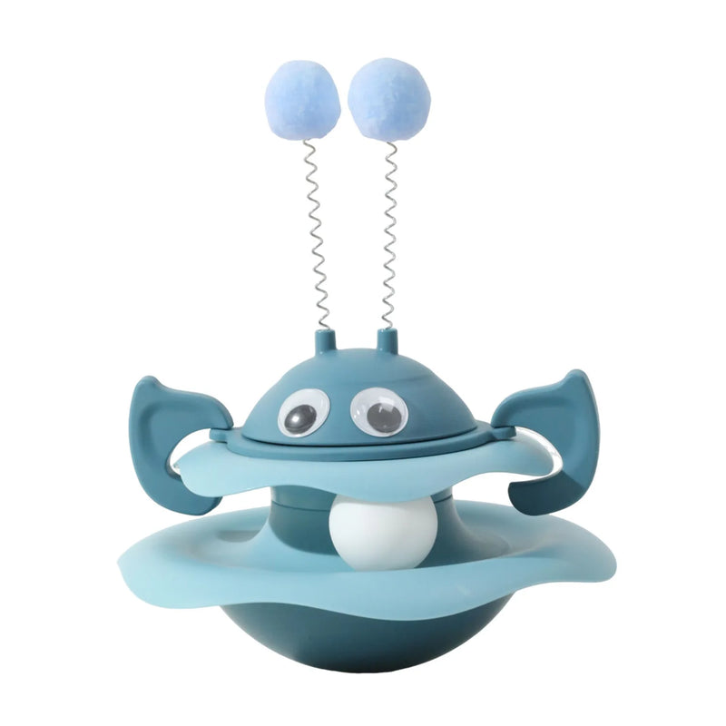 Popular Turntable Toys Cat Toys Little Bee Tumbler Cat Teasing Artifact Turntable