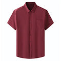 Men's Shirt Plus Size Summer Short Sleeves Tees Business | SAMAG