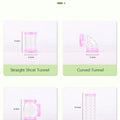 New Hamster Coop External Pipelines Can Be Randomly Spliced DIY Landscape Design Pipes Hamster Cage Modification Movement Tunnel