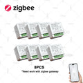Zigbee 3.0 Mini Smart Switch 16A 2 Way Control Relay Breaker Home Automation DIY Module Light Switches Need Gateway Support Z2M