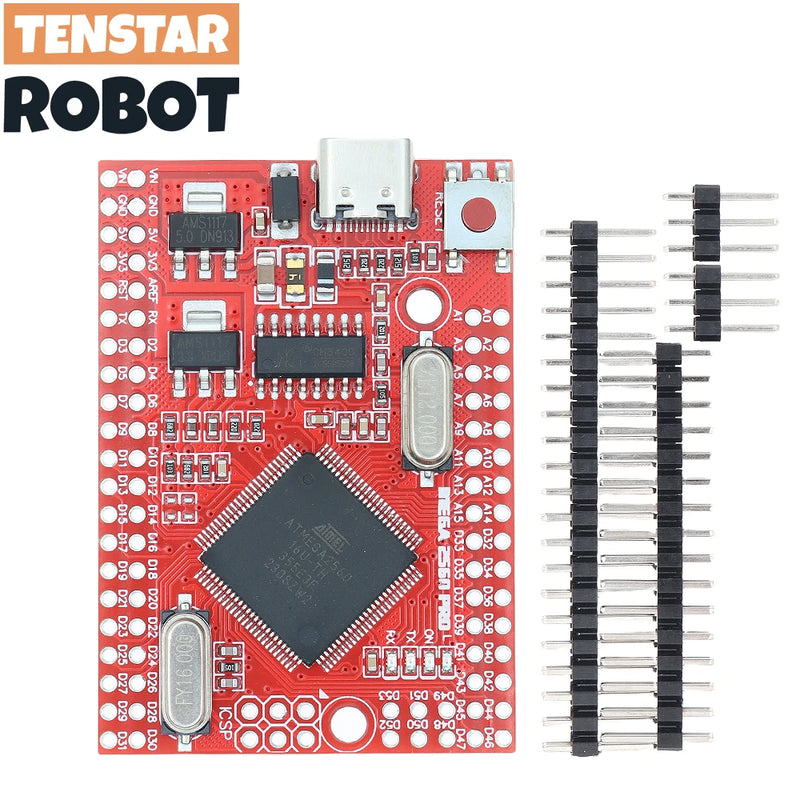 MEGA2560 MEGA 2560 R3 (ATmega2560-16AU CH340G) AVR Type-C USB Development Board for Arduino