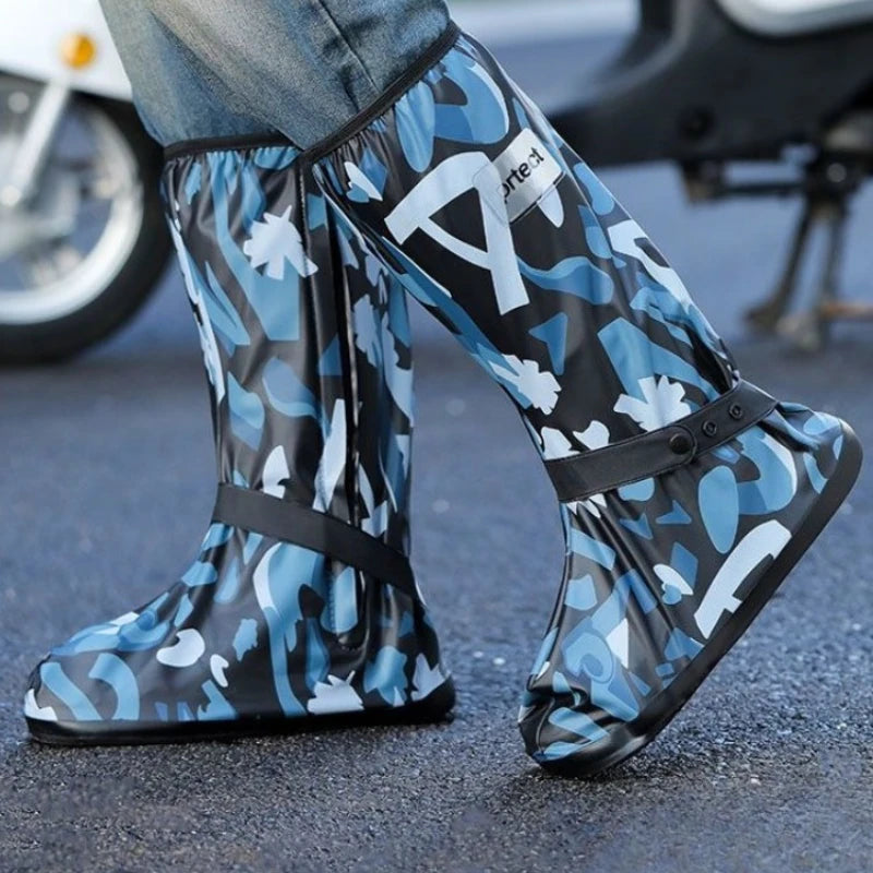 High Summer Work Male Shoes Print Mud Fashion On Offer Waterproof and Non-slip Wear-resistant Plastic Low-heel Men's Rain Boots