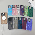 Luxury Magnetic for Magsafe Wireless Charge Case For iPhone 11 12 13 14 Plus 15 16 Pro Max Shockproof Matte Hot Selling Cover