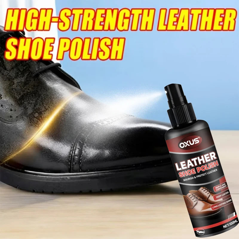 Shoe Polish Spray Kit - Restores Color for Seats, Sofas, Jackets, Shoes, Bags, and Apparel, Prevents Aging, Quickly Restores