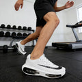 Men's Athletic Shoes, Comfortable Air-Cushioned Running Shoes, Non-Slip Walking Sneakers, Wide-Toe Training Shoes