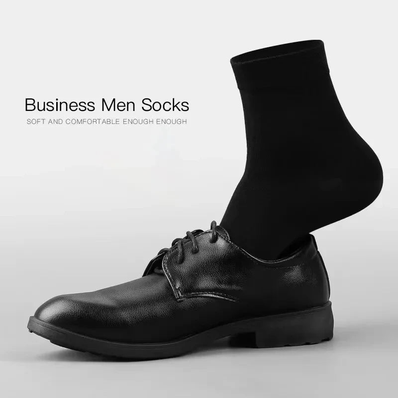 /Lot Men's Pure Cotton Socks Plus Size Solid Color Casual | SAMAG