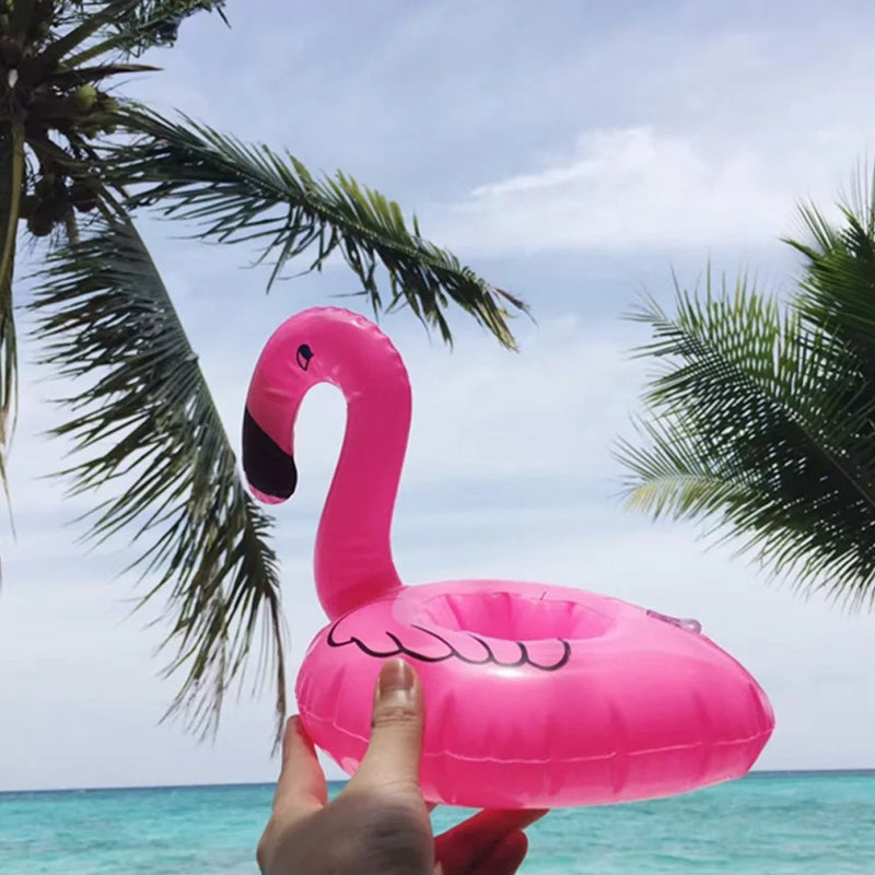 1 - Tropical Flamingo Party Decoration Cup Holder Pvc - View 2 | SAMAG