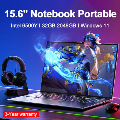 LENO Large-Screen 15.6" Laptop 32GB RAM 2TB SSD Intel | SAMAG