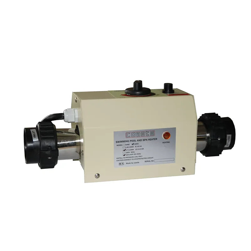 220V 3KW Electric Water Heater Thermostat For Swimming Pool Bathtub SPA Bath For Massage Hot Tub and Jacuzzi