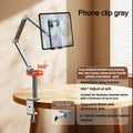 Tablet Desk Mount Stand,360° Rotating Adjustable Metal Arms Foldable, Sturdy Bed Mount for 4.7-13.5 Inch  iPad and Android