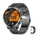 MEVADEN 1.85 inch Steel Smart Watch Men Bluetooth Call Smartwatch Sports Flashlight 1000mAh Health Monitor Watch for Male MD60