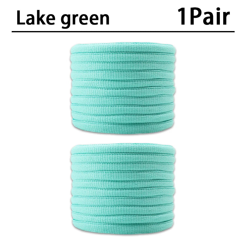 New Half Round High Quality Shoelaces 5mm Width Solid Color Shoelace Sneaker Classic Shoe Laces 1 Pair/3 Pair/5 Pair