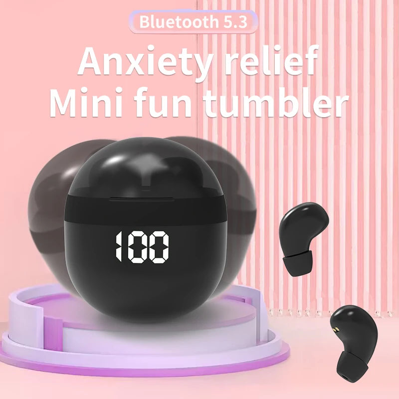 Super bass Sleep Headphones Wireless Bluetooth Earphones With Mic Sports Earbuds Noise Reduction Mini HD Headset For Smart Phone