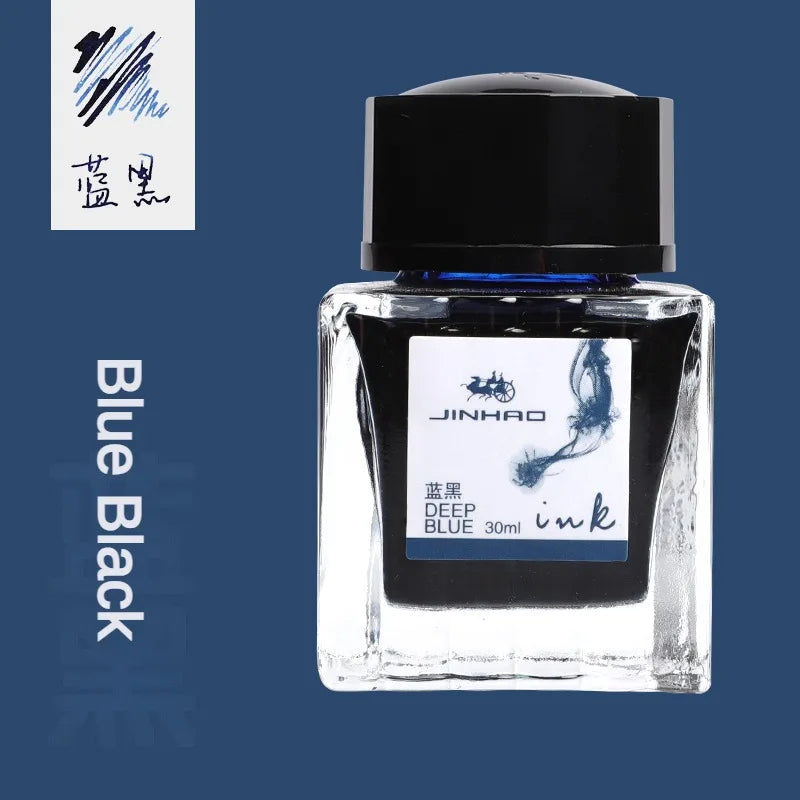 Jinhao Fountain Pen Chinese ink 30ml Color Glass Bottled Ink Writing Drawing ink Cartridge Office School Supplies Stationery