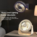 Lenovo USB Rechargeable Table Fan Portable Small Fan for Student Dormitory Computer Summer Gadget Home Desk Office Cooling Fan