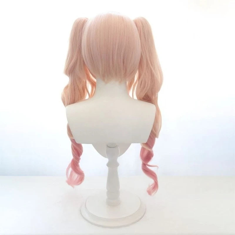 Dressing Doll Falling in Love Kitagawa Marin Cosplay Wig Double Ponytail Synthetic Long Curly Wig Anime Coser Cute Girl Wig