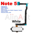 Aiinant Home Button Touch ID Fingerprint Sensor Flex Cable For Samsung Galaxy Note 4 5 7 8 9 10 20 Plus Lite Ultra
