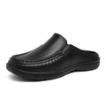 Chef shoes summer new plus size baotou half slippers non slip oil resistant business casual men's chef shoes breathable EVA shoe