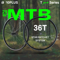 10PLUS 29er MTB Carbon Wheels T Series Pro Sapim Cx Ray Mountain Bicycle Rims Carbon Wheelsets 30mm Width 24 Depth