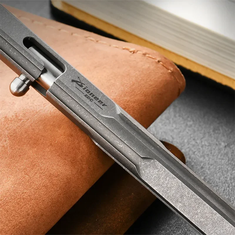 TC4 Titanium Alloy Bolt Type Tactical Pen Multi-functional Self-defense Break Windows Pen Camping Signature Pen For Women's Man