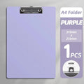 A4 Folder Manager Simple Waterproof Plastic Clipboard A4 Business School Folders For Learning Stationery Office Supplies
