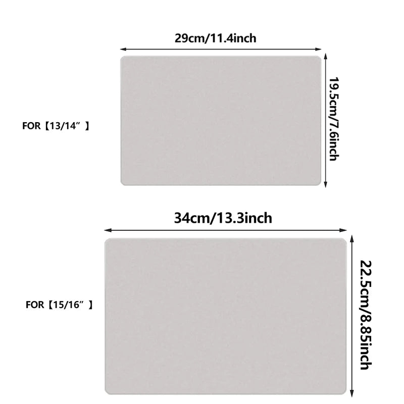 Microfiber Dustproof Cleaning Cloth Notebook Keyboard Cover Laptop Screen Cleaner Kit for MacBook Pro 13/15/16 Inch