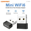 COMFAST CF - 943F V2 WiFi6 USB Adapter AX900 Dual Band 2.4G/5G Driver - Free Wireless Network Card for Win - Visuel 8 | SAMAG