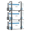 Wall - Mounted Storage Rack Space - Saving Three - Tier - Organizer Narrow Slim for Labs, Kitchens - View 6 | SAMAG