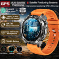 2026New Military Tank GPS SmartWatch Offline Map 10ATM Swim 2GB RAM Music Altitude Compass Bt Call Fitness Sports Smartwatch Men