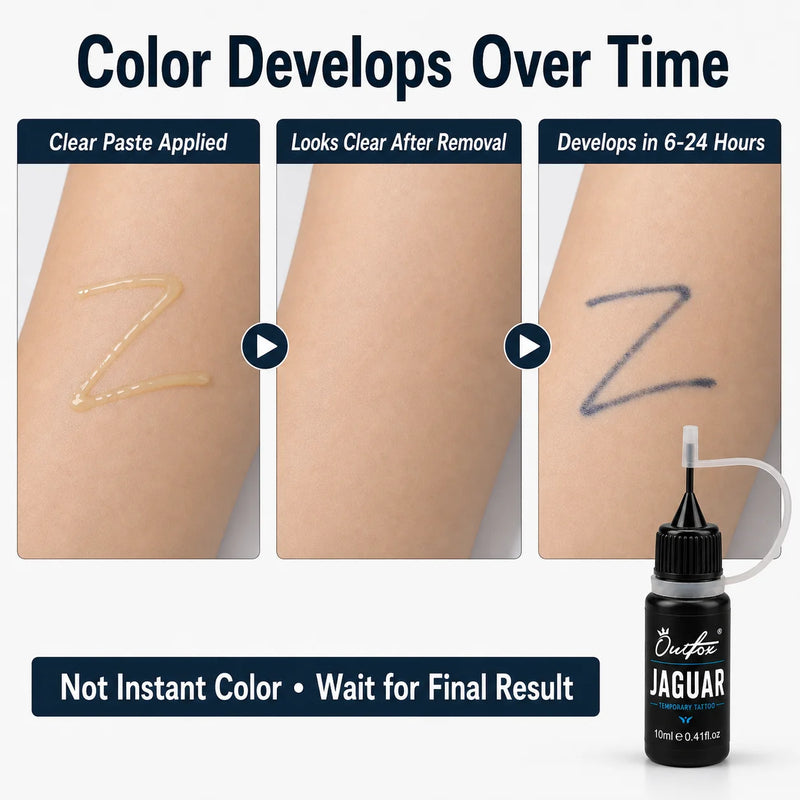10ml Organic Jagua Paste Juice Henna Temporary Ink Tattoo Body Art Painting Navy Blue Real Lifelike Waterproof
