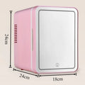 2026 New Upgrade Portable Mini Makeup Cooler Fridge Luxury Cosmetic Fridges With Mirror Mute Skincare Refrigerator 4L Small Refr