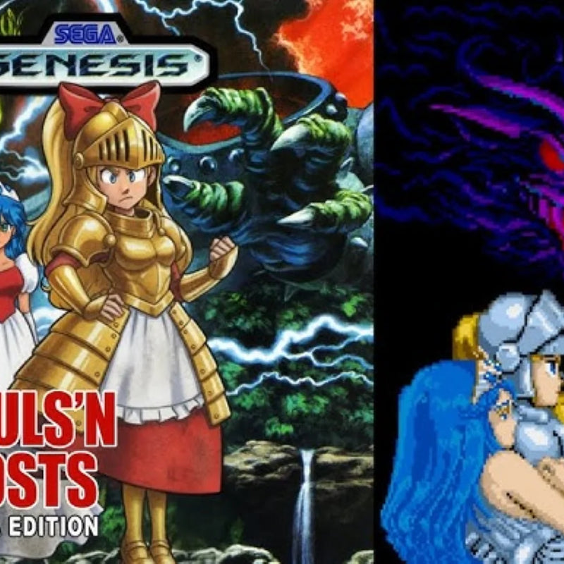 Ghouls 'n Ghosts - Artoria Edition MD 16Bit Game Card For Mega Drive