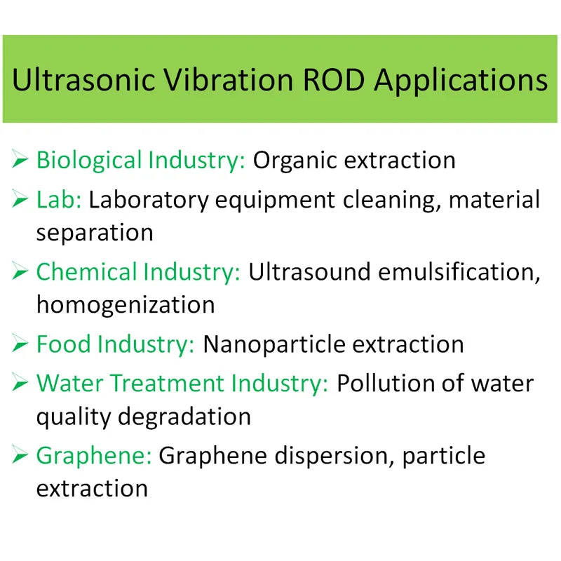 Immersible 28KHz Ultrasonic Transducer Vibrator Rod Ultrasound Vibration Probe Nano Solvent Dispersion Oil Emulsifier Mixer