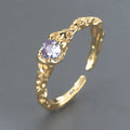 VENTFILLE 925 Sterling Silver Ring for Women Girl Gift Retro Open Trend Unique Design Geometric Asymmetric Jewelry Dropship