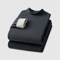 Autumn Winter Men's Cashmere Thermal Underwear Women's Cashmere Thermal Fall Pants Padded and Thickened Couples Set