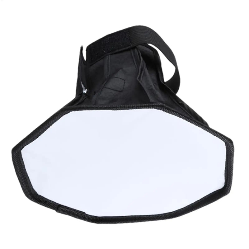 30CM Flashlight Diffuser Portable Universal Flash Flashlight Softbox Diffuser for External Speedlite