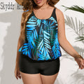 Plus Size Two Piece Women's Swimsuit Summer Beach Bathing | SAMAG